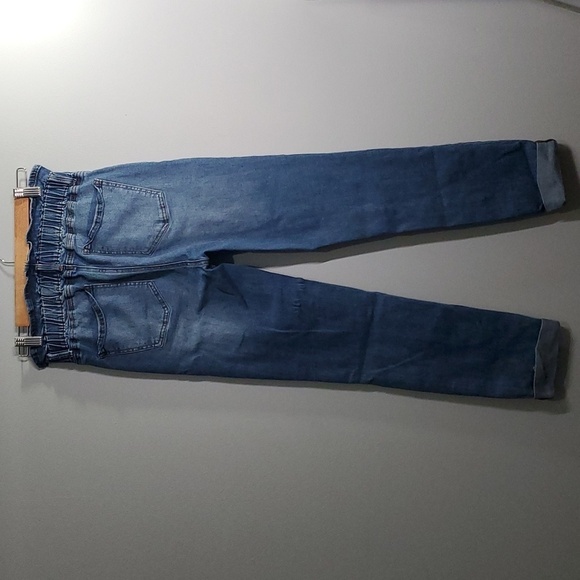 Almost Famous Denim size small S unique cuffed high rise skinny jeans - Picture 3 of 16